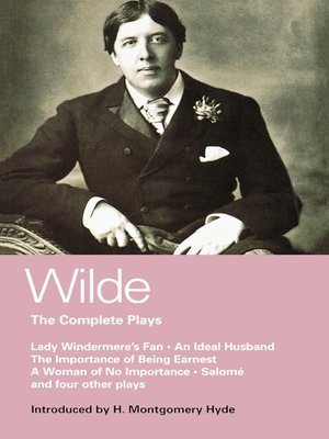 cover image of Wilde Complete Plays